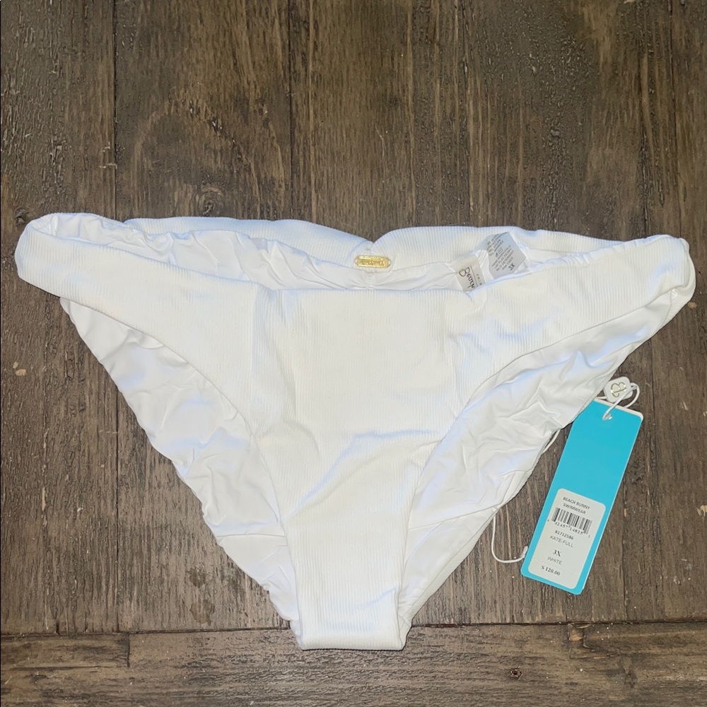Beach Bunny White Bikini Bottom